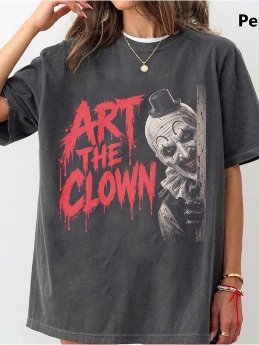Comfort Colors 90s Horror Movie T-shirt, Art The Clown Terrifier Graphic T-Shirt